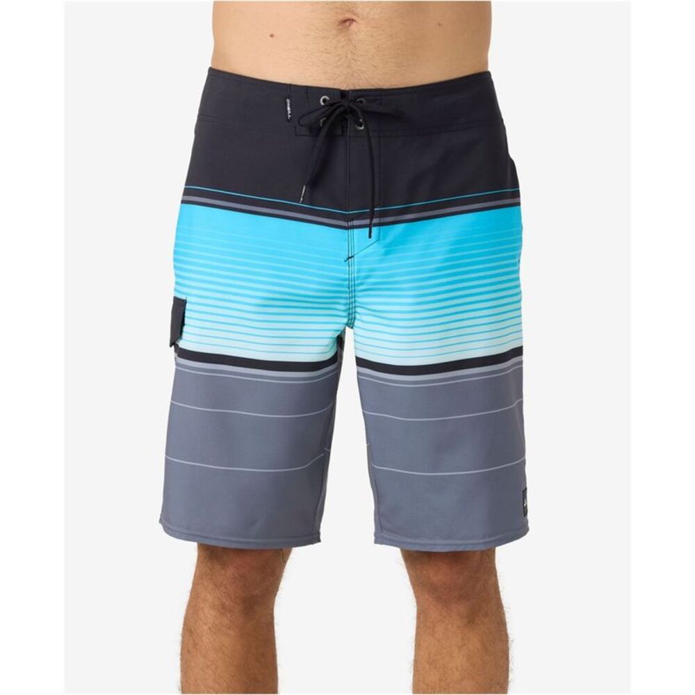 O'Neill Mens Striped Swim Bottom Board Shorts, NWT